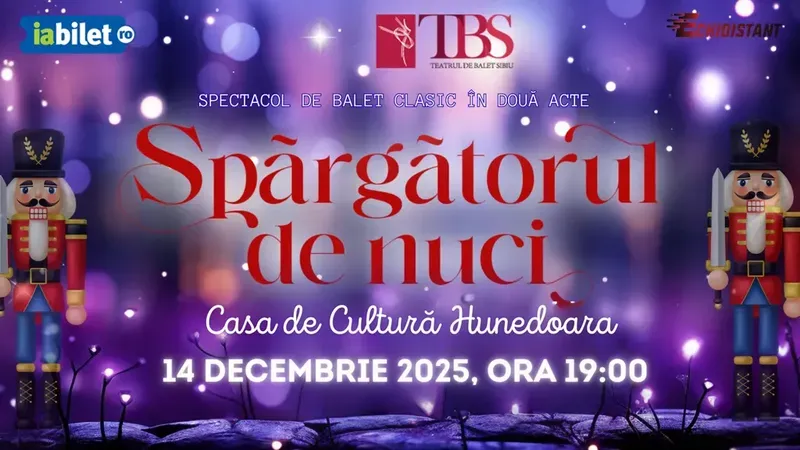 Hunedoara: Spărgătorul de nuci - spectacol de balet clasic