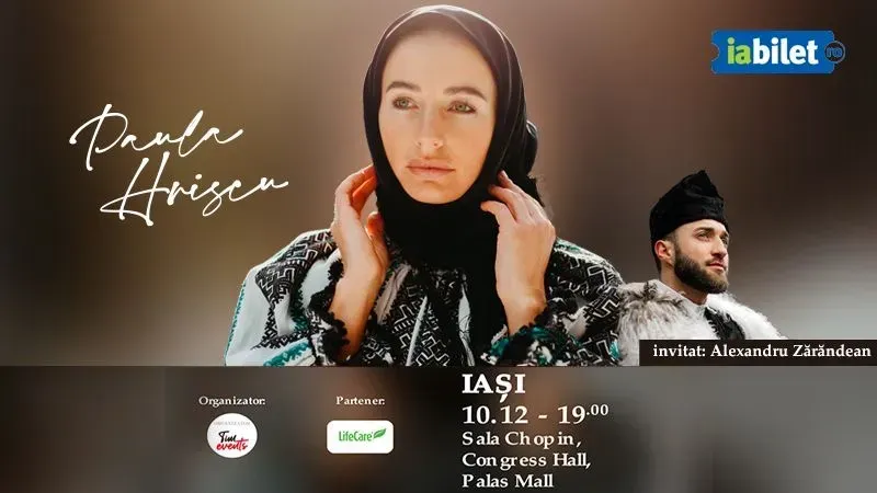 Iasi: Concert de colinde Paula Hriscu: M-o trimis mama la capre!