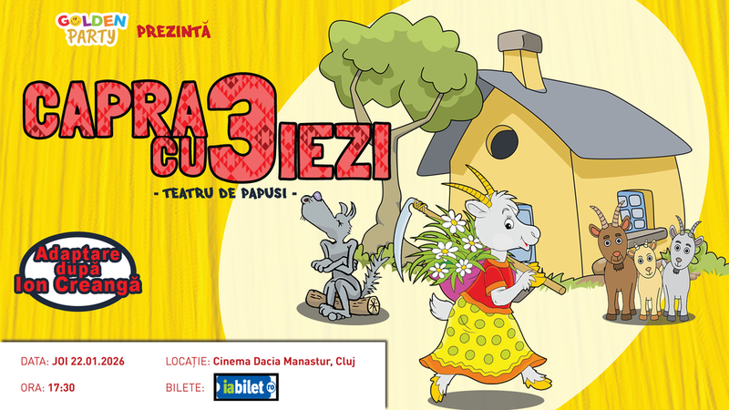 Cluj-Napoca: Capra cu 3 iezi
