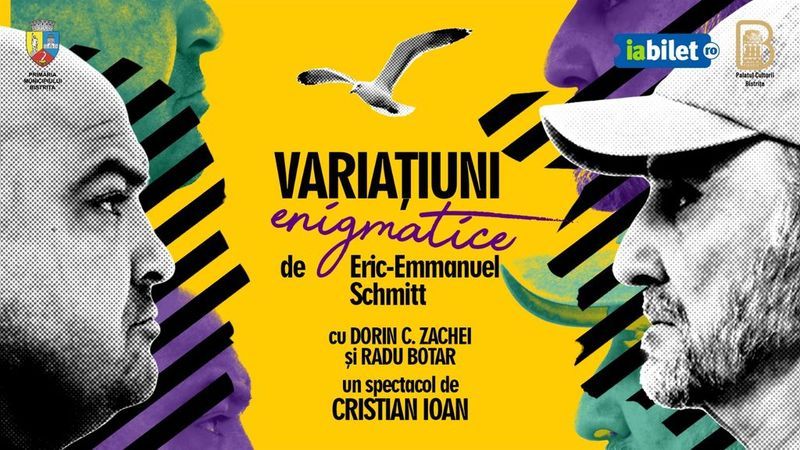 Bistrita: Spectacol de teatru „Variaţiuni enigmatice" - Premiera