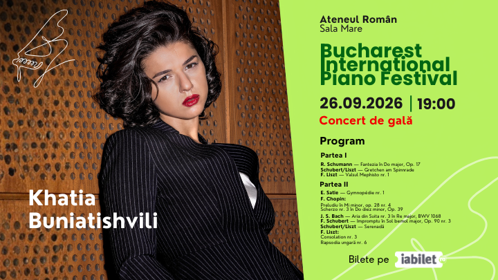 Khatia Buniatishvili – Concert de Gală | Bucharest International Piano Festival