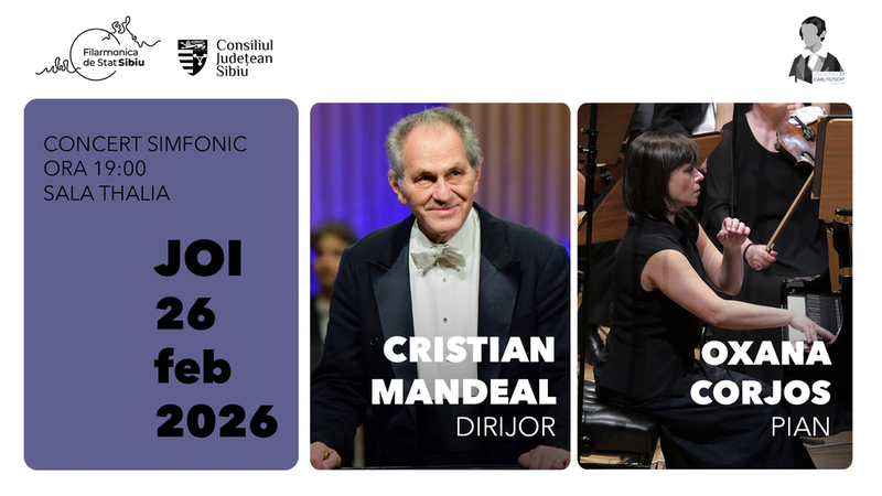 Sibiu: Concert Simfonic  – Cristian Mandeal