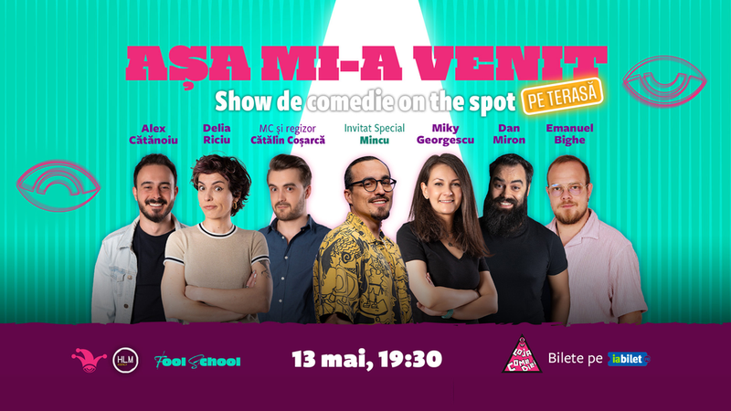 The Fool: Așa mi-a venit! | Show de comedie on the spot pe terasa