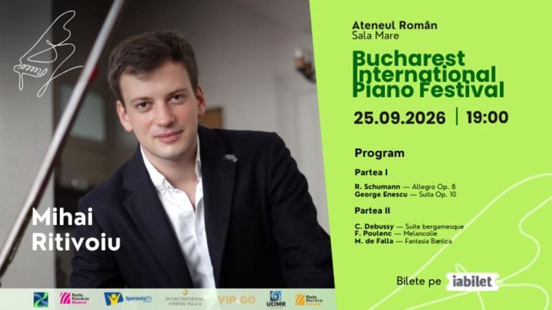 Mihai Ritivoiu – Recital de pian | Bucharest International Piano Festival