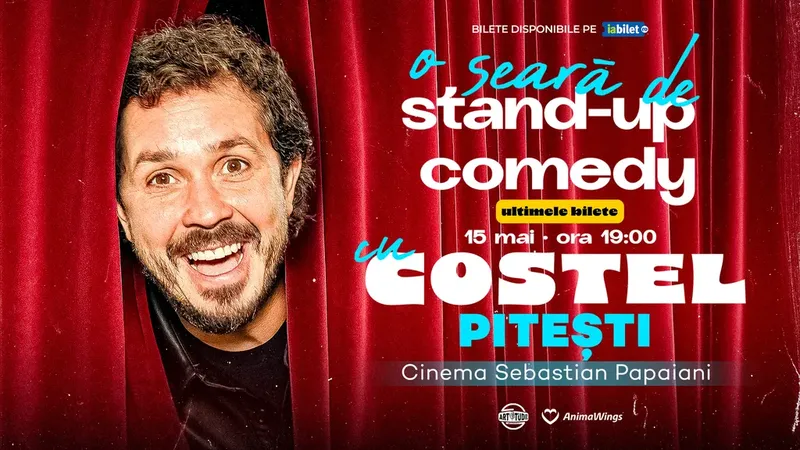 Pitesti: O seara de stand up comedy cu Costel