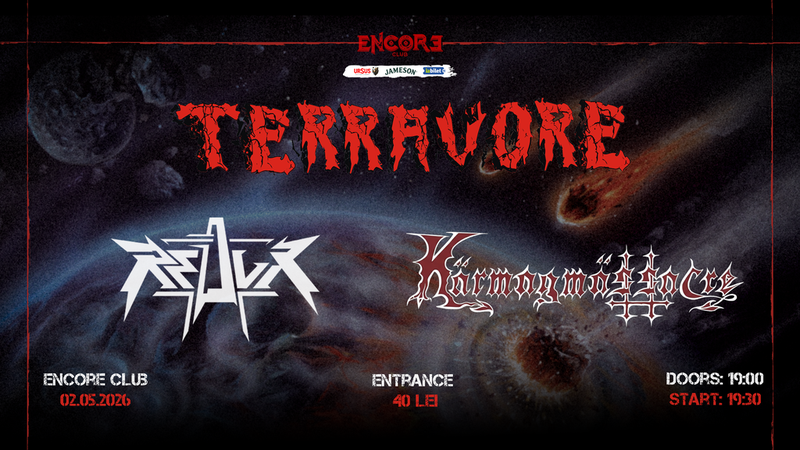 Concert Terravore (BG) x ReduX (RO) x Kärmagmässacre (RO) | Encore Club