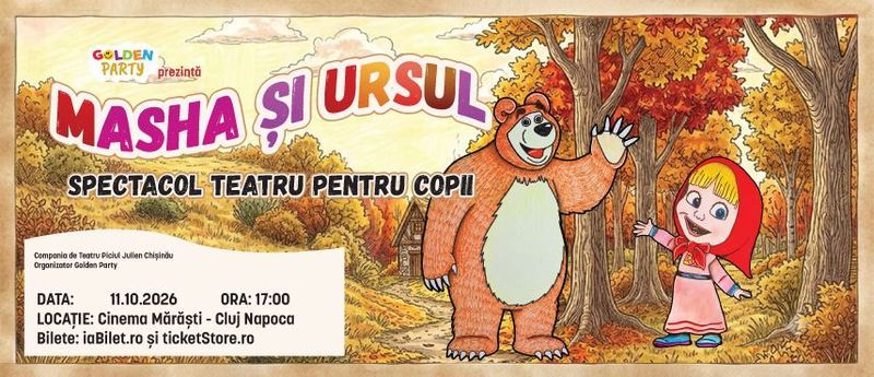 Cluj-Napoca: Masha si Ursul