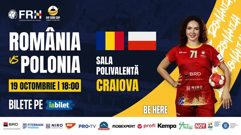 Handbal: Women’s EHF EURO CUP 2026: România – Polonia