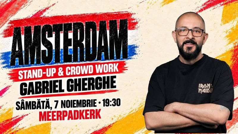 Amsterdam:  Gabriel Gherghe | Stand-Up & Crowd Work