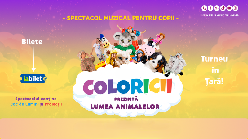 Coloricii prezintă lumea animalelor