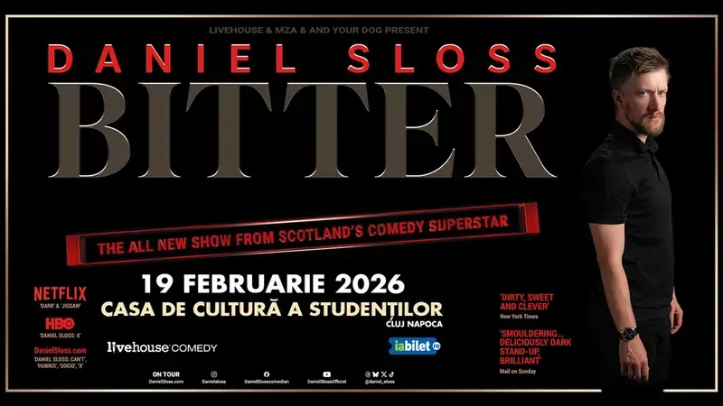 Cluj-Napoca: Daniel Sloss – Bitter