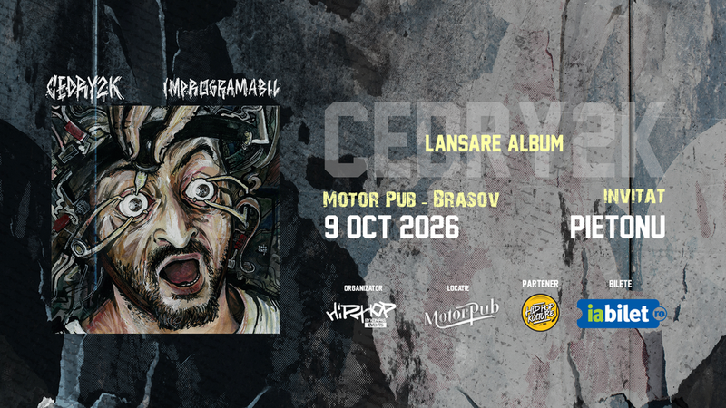 Brasov: Cedry2k - Lansare album ”Improgramabil” ~ Invitat Pietonu