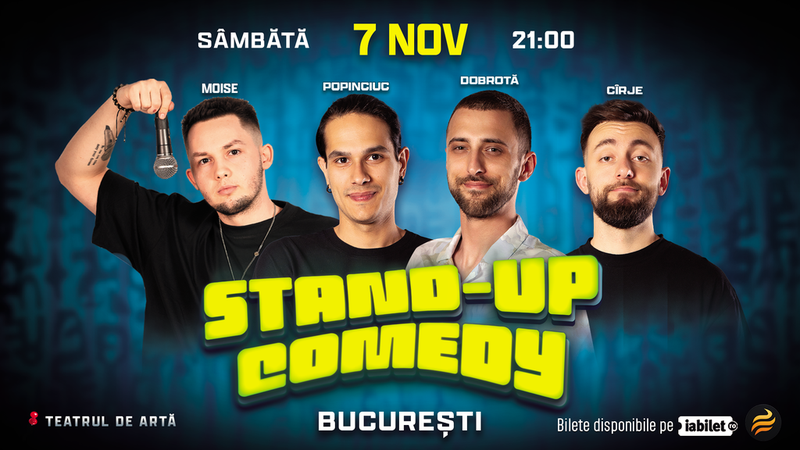 Stand-Up Comedy cu Cîrje, Dobrota, Popinciuc și Moise