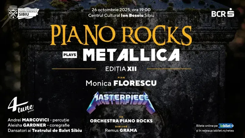 Sibiu: Piano Rocks plays Metallica