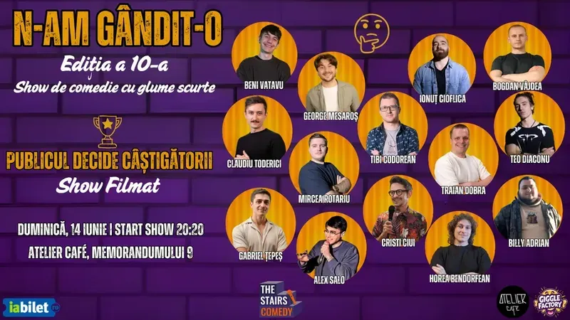 Cluj-Napoca: N-am Gândit-o! | Stand-up Comedy Show | Publicul Decide Câștigătorii | by The Stairs Comedy