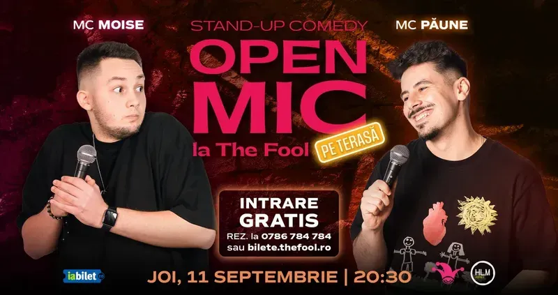 The Fool Open Mic: MCs Moise & Păune