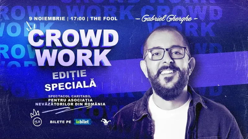Spectacol Caritabil: Gherghe + Publicul = Crowd Work | Ediție Specială