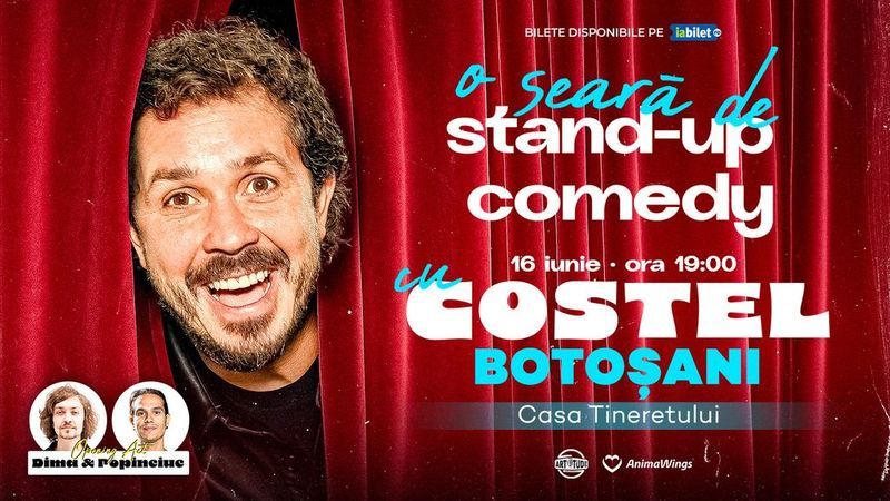 Botoșani: O seară de stand up comedy cu Costel | Comedy Show