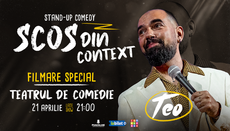 Filmare Special “Scos din Context” cu Teo - Late Show