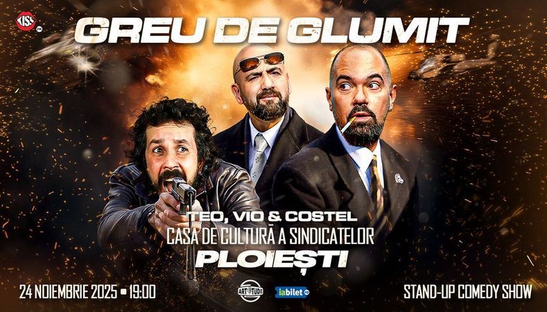 Ploiești: Greu de glumit cu Teo, Vio și Costel | Stand Up Comedy Show