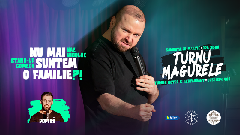 Turnu Magurele: „Nu mai suntem o FAMILIE?!” Show nostalgic de stand-up cu Nae Nicolae