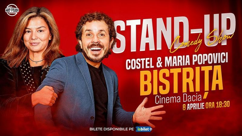 Bistrita: Costel și Maria Popovici - Stand Up Comedy Show - ORA 18:30