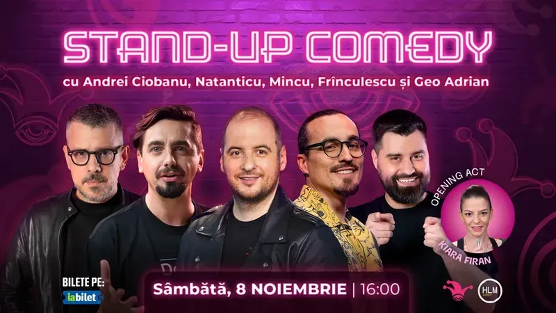 The Fool: Stand-up comedy cu Natanticu, Andrei Ciobanu, Maria Popovici, Frînculescu și Geo Adrian