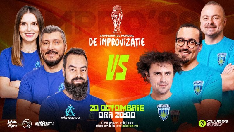Avântu Ciocuța vs. Progresul Caterinca | Sferturi Meci 3 | Impro Show la Club99