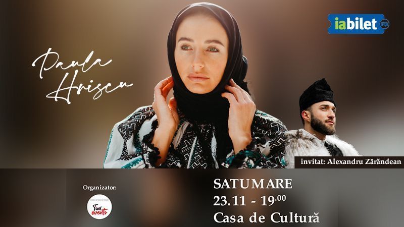 Satu Mare: Concert de colinde Paula Hriscu: M-o trimis mama la capre!