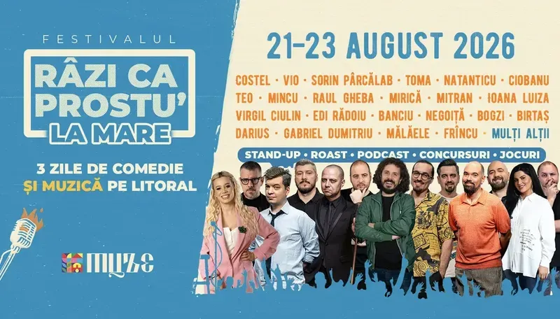 Festivalul de comedie - Razi ca prostu' la mare 2026