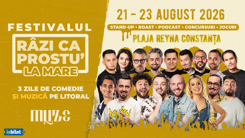 Festivalul de comedie - Razi ca prostu' la mare 2026 | Acces General