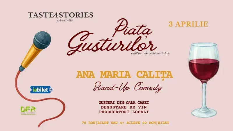 Corbeanca: Piața Gusturilor - Stand Up Ana Maria Calița
