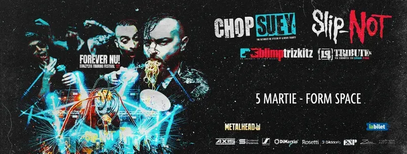 Cluj-Napoca: Forever NU!: ALL-STAR tributes: System Of A Down / Slipknot / Linkin Park / Limp Bizkit