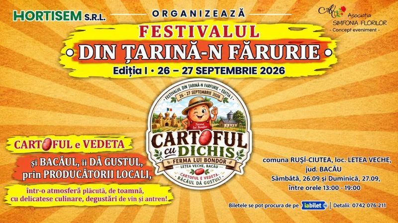 Letea Veche: Festivalul din tarina-n farfurie ~ Cartoful cu dichis, editia I