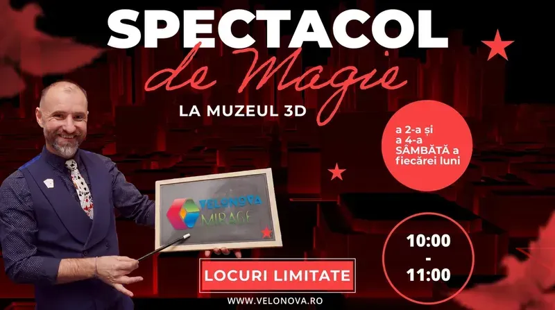 Spectacol de magie la Muzeul 3D