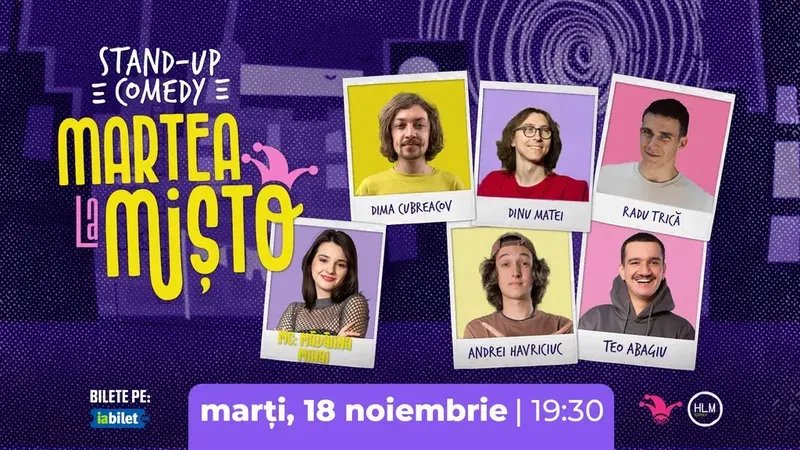 The Fool: Marțea la Mișto cu Dima Cubreacov, Dinu Matei, Radu Trică, Andrei Havriciuc și Teo Abagiu