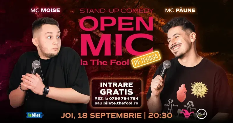 The Fool Open Mic: MCs Moise & Păune