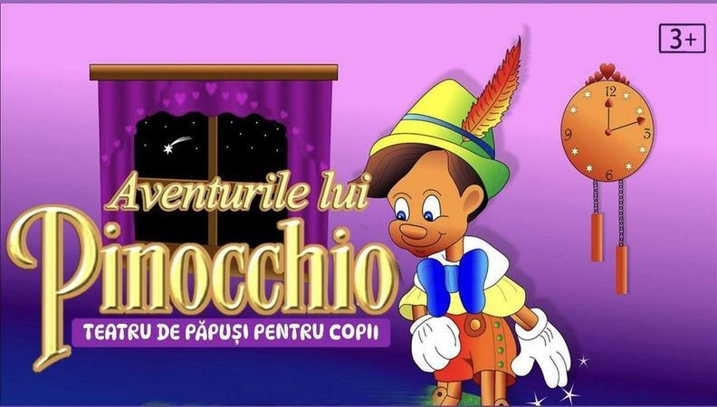 Aventurile lui Pinocchio - teatru pentru copii @ Clubul Tăranului - La Mama