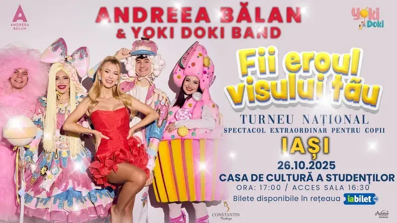 Iasi: Turneu Andreea Balan & Yoki Doki Band