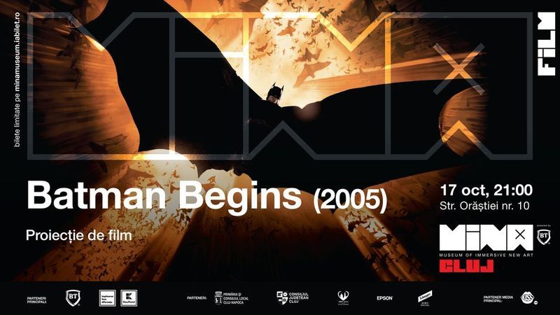 Cluj-Napoca: Batman Begins (2005) - proiecție de film