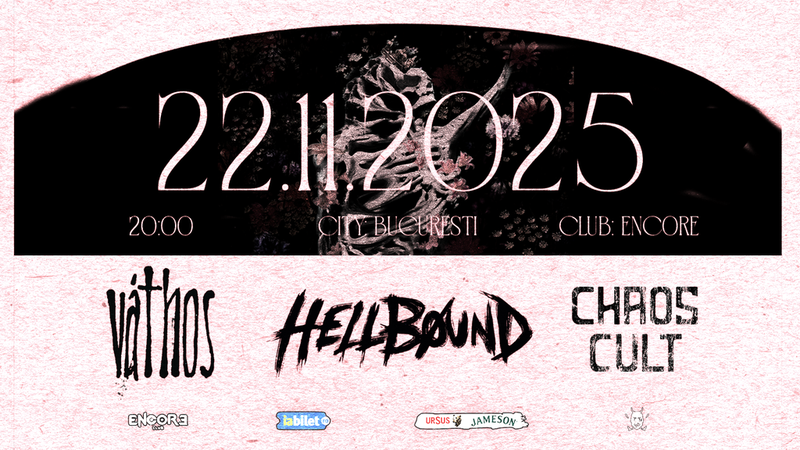 Concert Váthos (RO) / Hellbøund (BG) / Chaos Cult (RO)