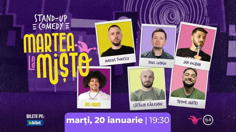 The Fool: Marțea la Mișto cu Marius Tomescu, Paul Lungu, Jan Holban, Cătălin Răileanu și Tudor Matei