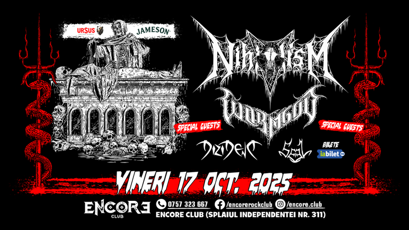 Concert Nihilism / Wormgod / Dizident / Seel