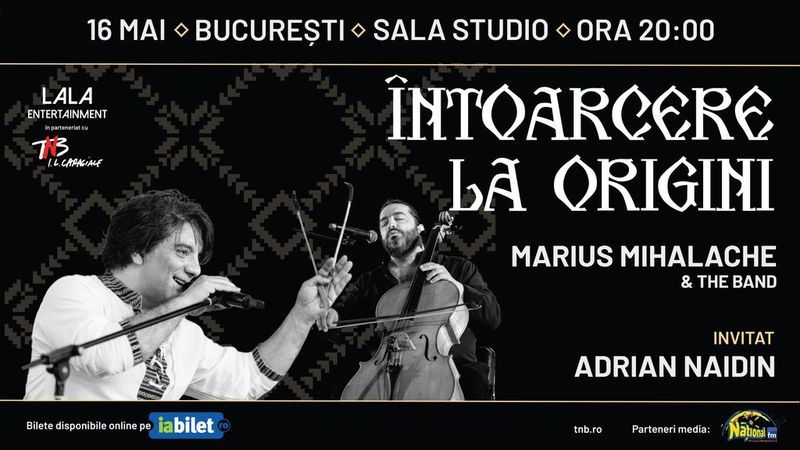 Întoarcere la Origini: Marius Mihalache & Band invitat – Adrian Naidin