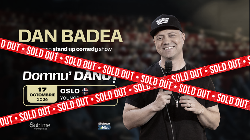 Oslo: Stand-up Comedy cu DAN BADEA - “Domnu’ DANUT” - ORA 20:30