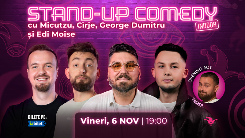 The Fool: Stand-up comedy cu Micutzu, Cîrje, George Dumitru si Edi Moise