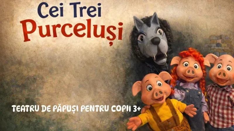 Povestea celor trei purceluși la Clubul Tăranului - La Mama