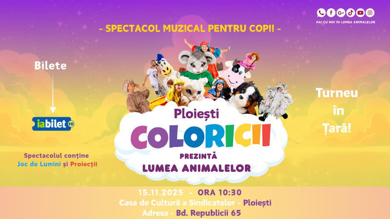 Ploiesti: Coloricii prezintă lumea animalelor