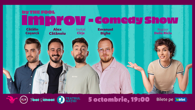 Ploiesti: Improv - Comedy Show by The Fool