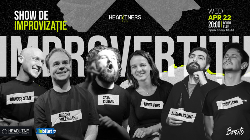 Cluj-Napoca: Show de improvizazție cu Improvertitii